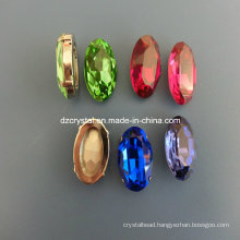 Shiny Fire Crystal Stone Loose Oval Shape Precious Crystal Stones